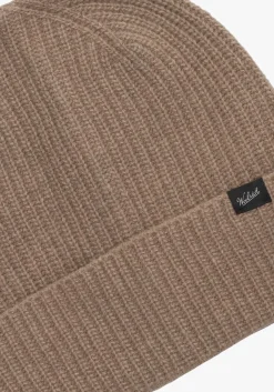 zand woolrich muts knitted ribbed beanie