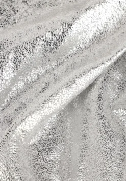 zilveren co'couture korte broek phoebe crackle short