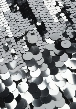 zilveren copenhagen muse minirok cmsequince-skirt