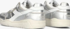 zilveren diadora heritage lage sneakers b.560 metal wn
