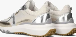 zilveren floris van bommel lage sneakers sfw-10111