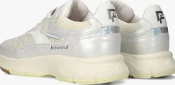 zilveren floris van bommel lage sneakers sfw-10133 daysi