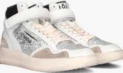 zilveren ghoud hoge sneakers glitter mid sneaker