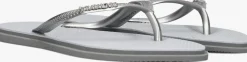 zilveren havaianas teenslippers slim point