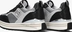 zilveren liu jo lage sneakers liu jo maxi wonder 73