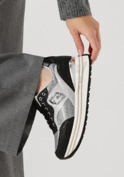 zilveren liu jo lage sneakers liu jo maxi wonder 73