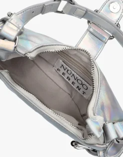 zilveren núnoo schoudertas palma recycled cool