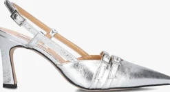 zilveren notre-v slingbacks 7212