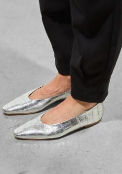 zilveren odare ballerina's bilbao