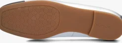 zilveren unisa ballerina's belle