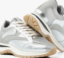 zilveren via vai lage sneakers usher riggs