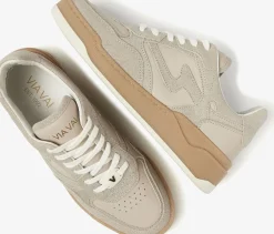 zilveren via vai lage sneakers sam levi