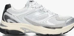 zilverkleurig etonic lage sneakers evolution saturn