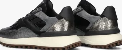 zilverkleurig floris van bommel lage sneakers sfw-10128 noppi