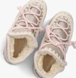 zilverkleurig mou snowboots trainer 02 scoubidoo lace