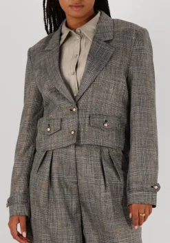 zwarte aaiko blazer ines tweed pes 540