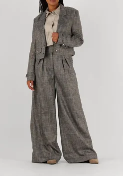 zwarte aaiko blazer ines tweed pes 540