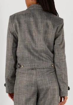 zwarte aaiko blazer ines tweed pes 540