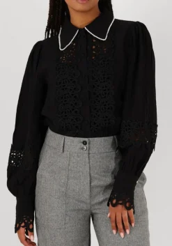 zwarte aaiko blouses loewy vis 492