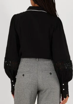 zwarte aaiko blouses loewy vis 492