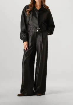 zwarte aaiko jack vina twill shine vis 545