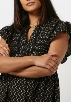 zwarte aaiko mini jurk jodi gold co 520