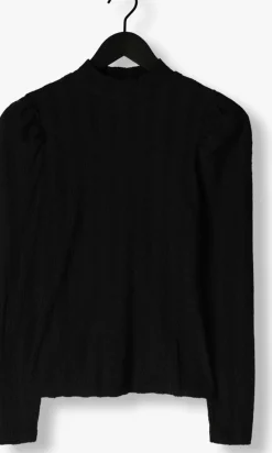 zwarte aaiko tops & t-shirts ivona zig-zag pes 169