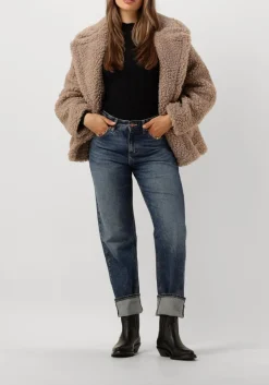 zwarte aaiko tops & t-shirts ivona zig-zag pes 169