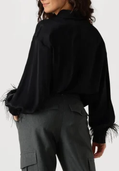 zwarte access blouses d44-7044-198