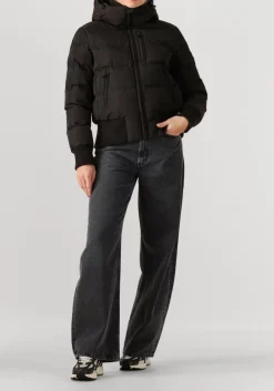 zwarte airforce gewatteerde jas tate bomber