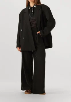 zwarte alix the label blazer ladies woven double breasted blazer