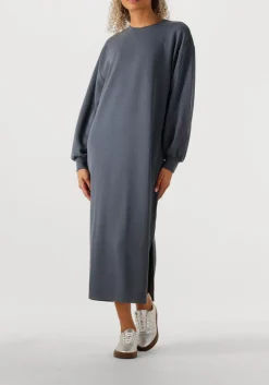 zwarte alix the label mini jurk ladies knitted flowy long sweater dress