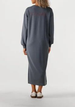 zwarte alix the label mini jurk ladies knitted flowy long sweater dress