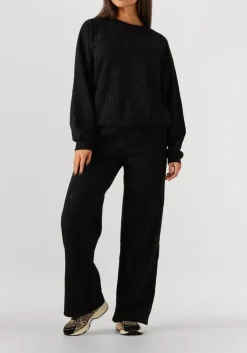 zwarte alix the label sweater knitted logo sweater