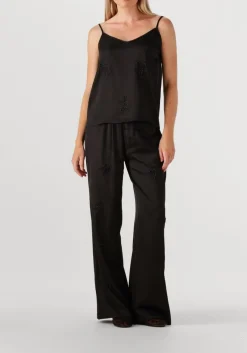 zwarte alix the label top ladies woven satin beaded camisole
