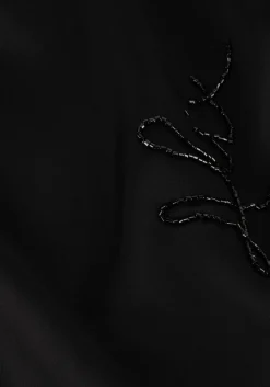 zwarte alix the label top ladies woven satin beaded camisole