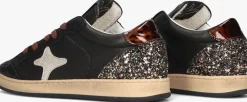 zwarte ama brand deluxe lage sneakers sun