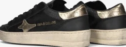 zwarte ama brand deluxe lage sneakers slam