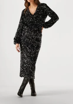 zwarte amaya amsterdam midirok myr skirt