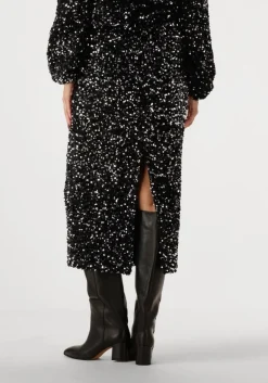 zwarte amaya amsterdam midirok myr skirt