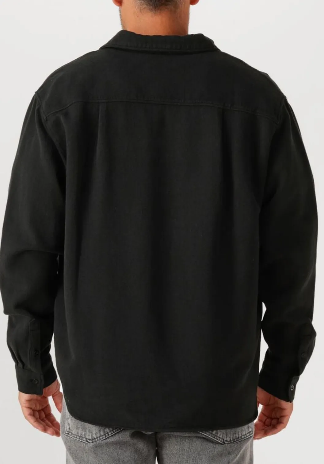 zwarte american vintage overshirt afaz chemises