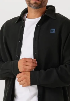 zwarte american vintage overshirt afaz chemises