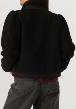 zwarte antik batik teddy jas sally jacket