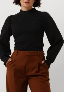 zwarte antik batik top angelie smock blouse