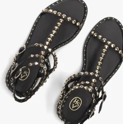 zwarte ash platte sandalen play