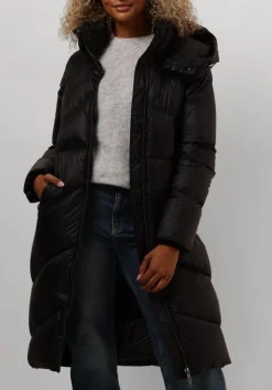 zwarte beaumont gewatteerde jas noel