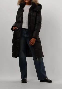 zwarte beaumont gewatteerde jas noel