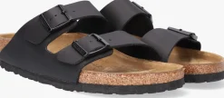 zwarte birkenstock slippers arizona