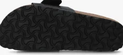 zwarte birkenstock slippers madrid big buckle dames