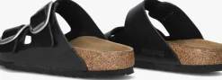 zwarte birkenstock slippers arizona dames